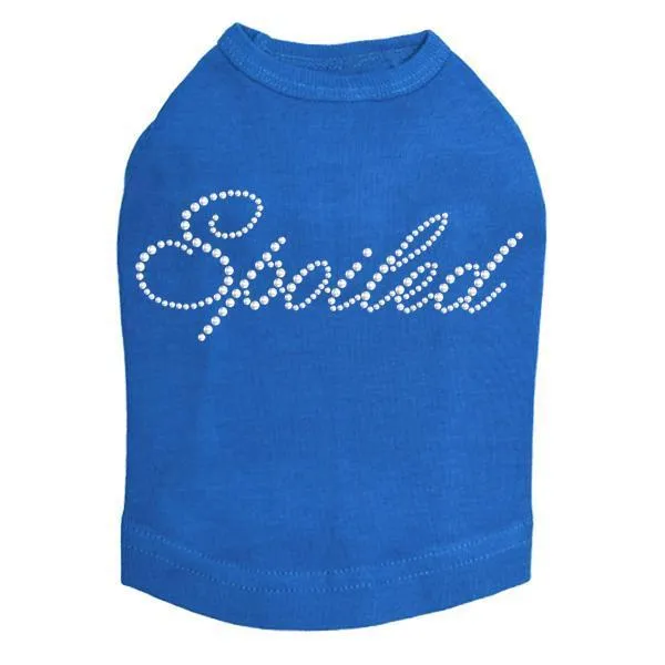 Spoiled Rhinestone Dog Tank