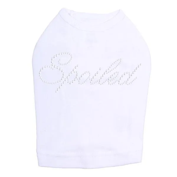 Spoiled Rhinestone Dog Tank