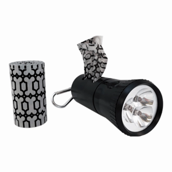 Spotty Flashlight Waste Bag Dispenser