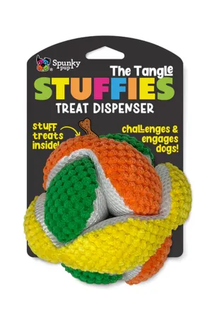 Spunky Pup Tangle Stuffies Treat Dispensing Plush Toy