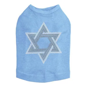 Star Of David Rhinestone Dog Tank
