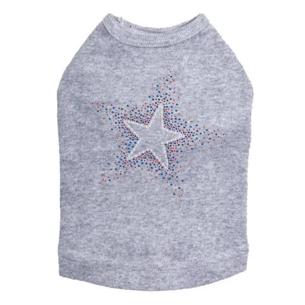 Star USA Rhinestone Dog Tank