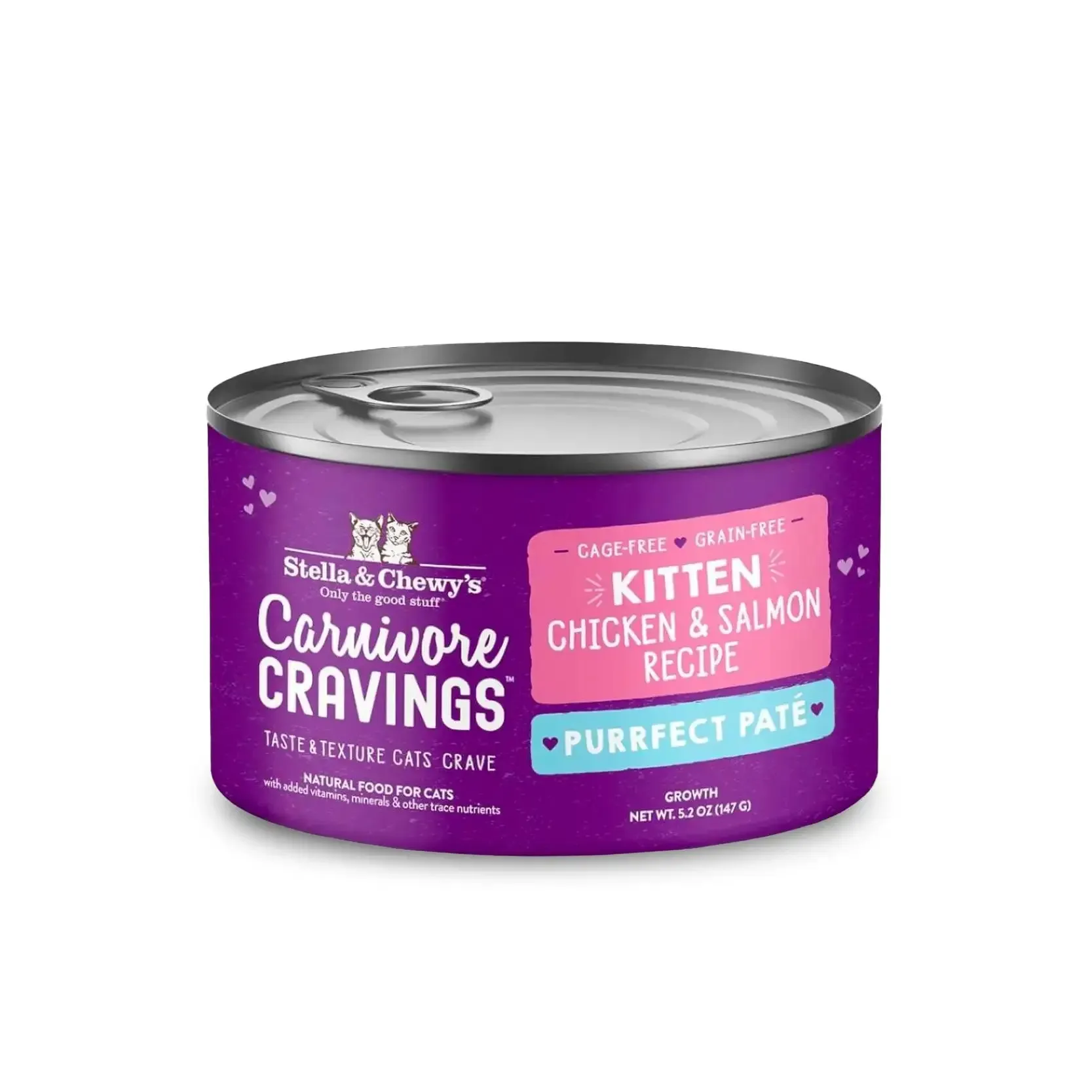 Stella & Chewy's - Carnivore Cravings Purrfect Pate Kitten Wet Food - Chicken & Salmon Recipe