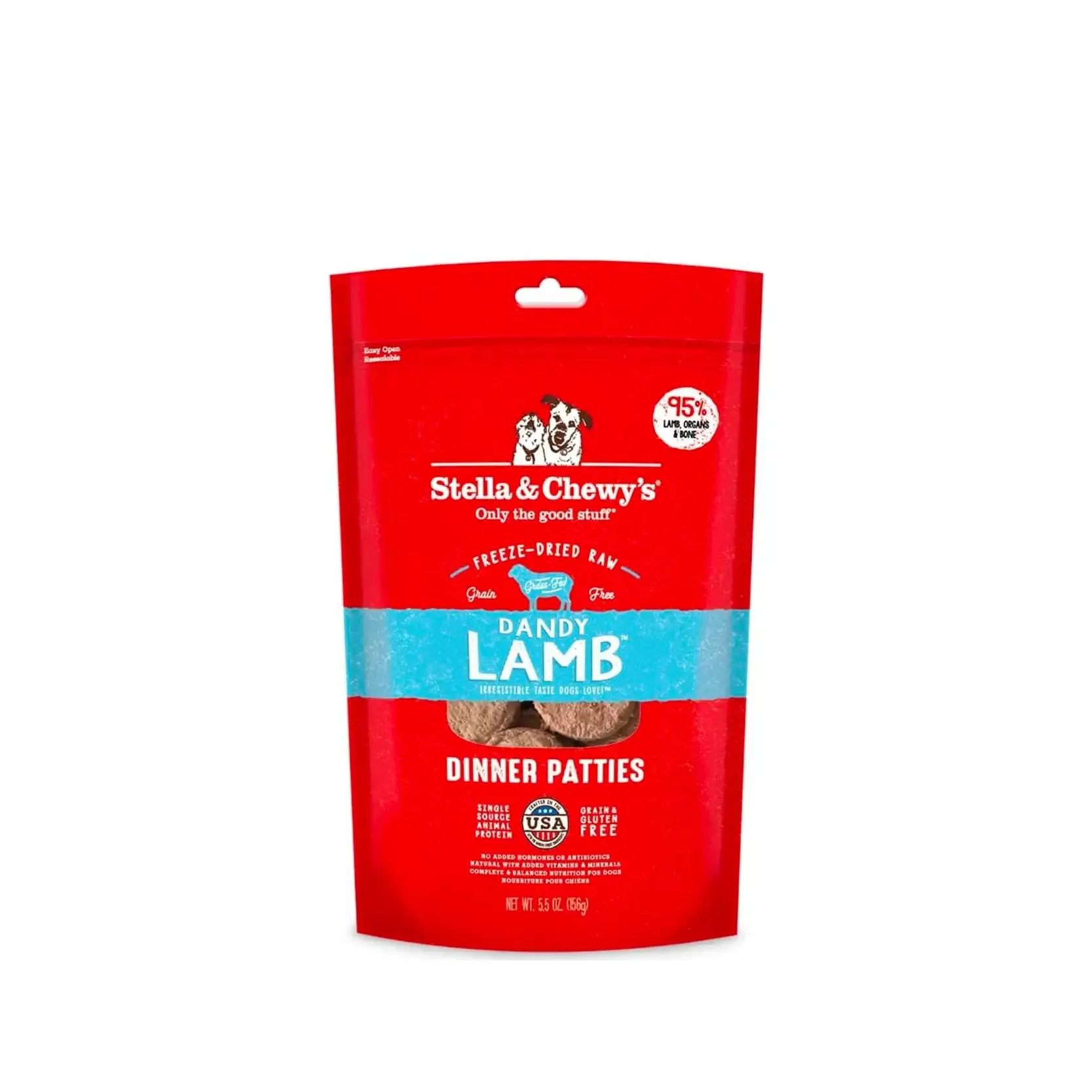 Stella & Chewy's - Freeze Dried Dandy Lamb Dinner Patties