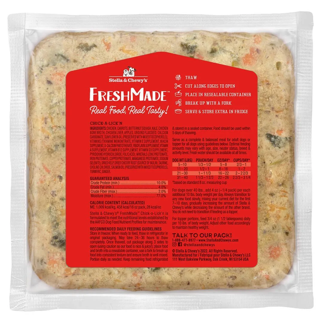 Stella & Chewy's FreshMade Chick-A-Lick'n Gently Cooked Dog Food