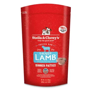STELLA & CHEWY'S Frozen Raw Dandy Lamb Dinner Patties for Dogs