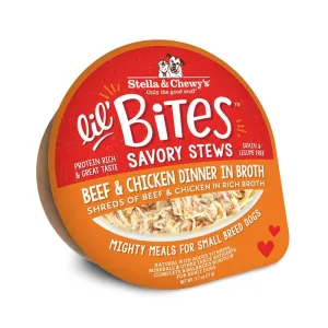 STELLA & CHEWY'S Lil Bites Savory Stews Beef & Chicken Dinner for Dogs
