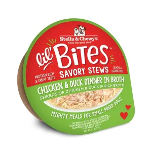 STELLA & CHEWY'S Lil Bites Savory Stews Chicken & Duck Dinner for Dogs