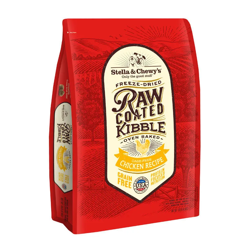 STELLA & CHEWY'S Raw Coated Kibble Grain-Free Chicken Recipe for Dogs