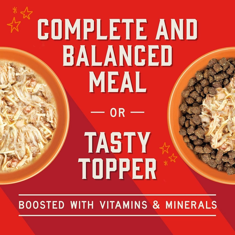 Stella's Shredrs Beef & Chicken Recipe in Broth Dog Pouch