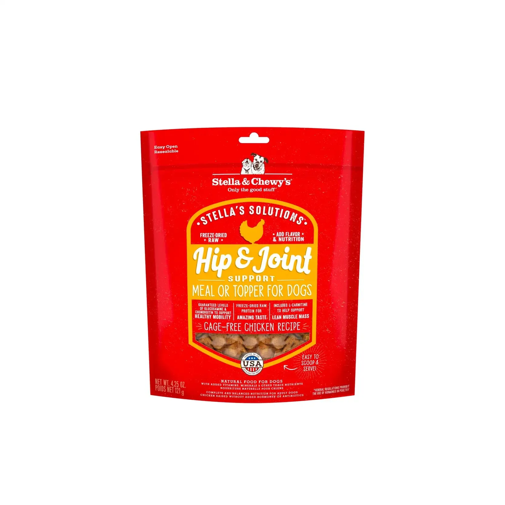 Stellas Solutions Hip & Joint Boost Cage-Free Chicken Dinner Morsels for Dogs