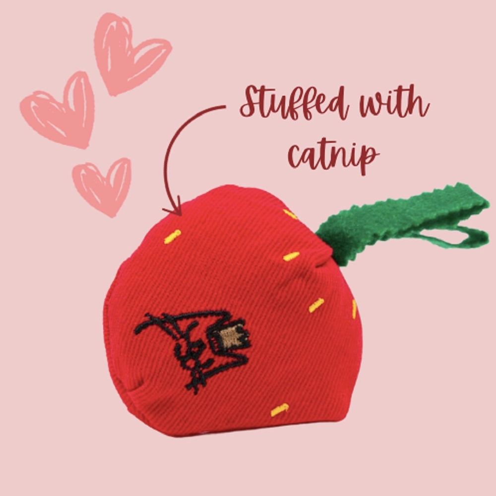 Strawberry Catnip Toy-N