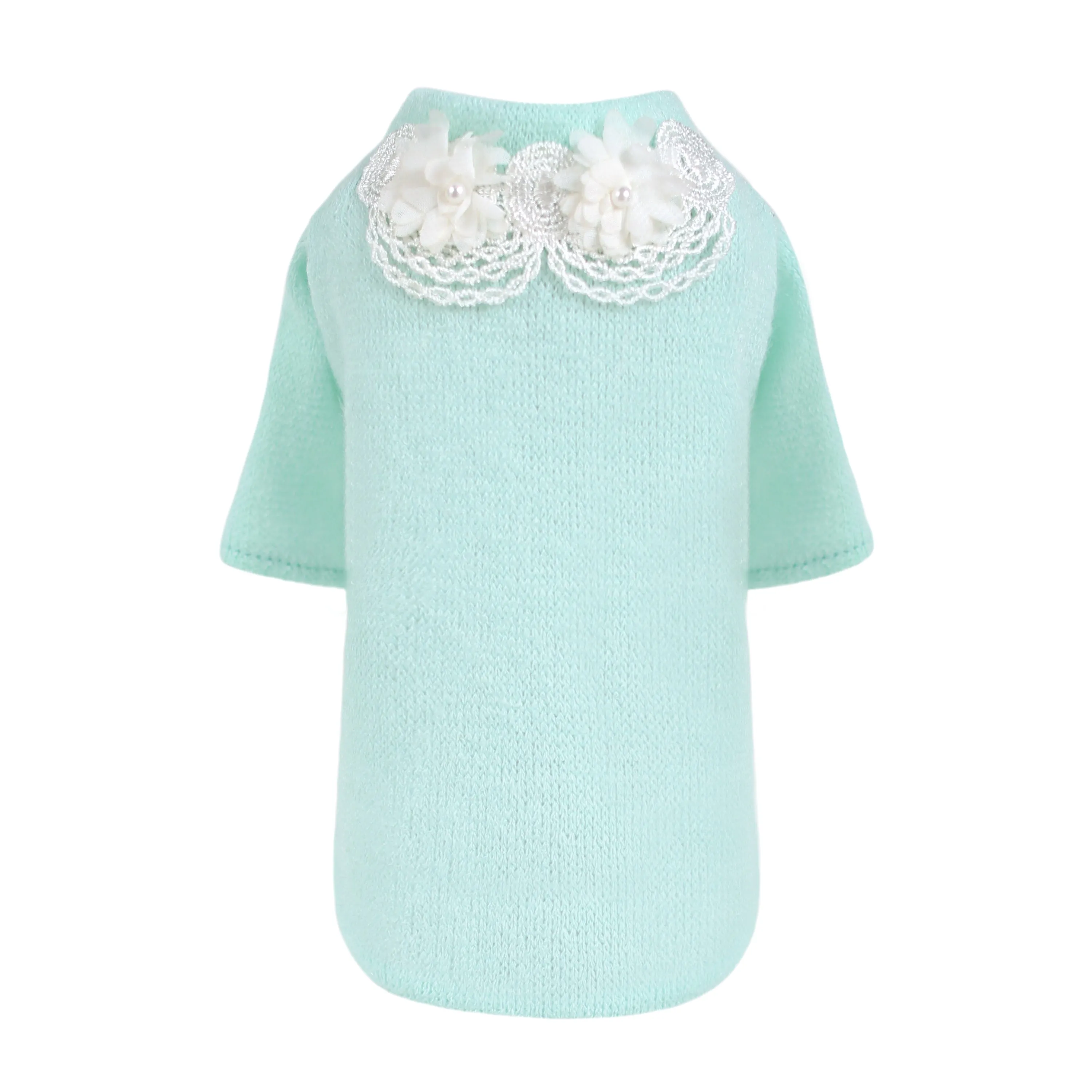 Sweet Magnolia Dog Sweater Mint