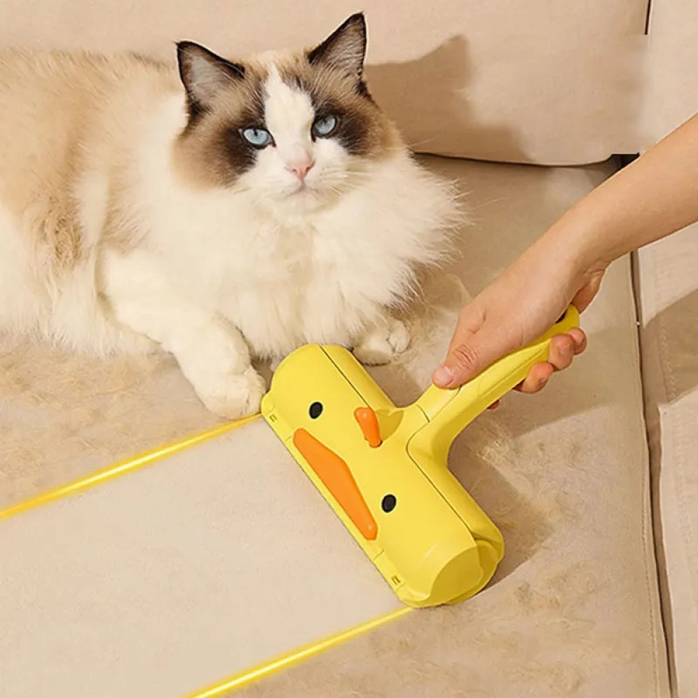 Talking Dog Club Oh Duck! Lint Roller for Dogs and Cats