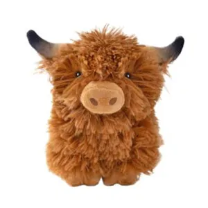 TALL TAILS Highland Cow with Squeaker Dog Toy