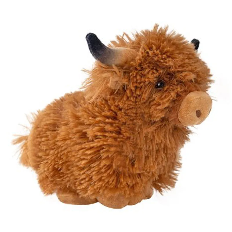 TALL TAILS Highland Cow with Squeaker Dog Toy