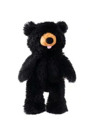 Tall Tails Stuffless Black Bear Dog Toy