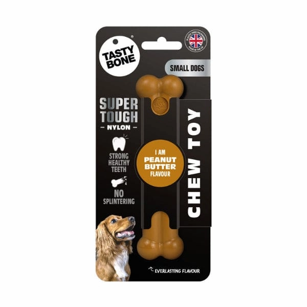 TastyBone Peanut Butter Flavour Nylon Bone for Dogs