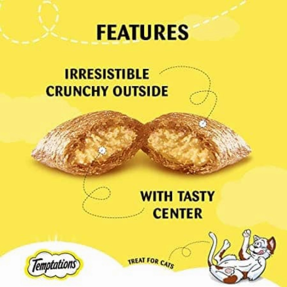Temptations Tempting Tuna and Savoury Salmon Flavour Cat Treats Combo