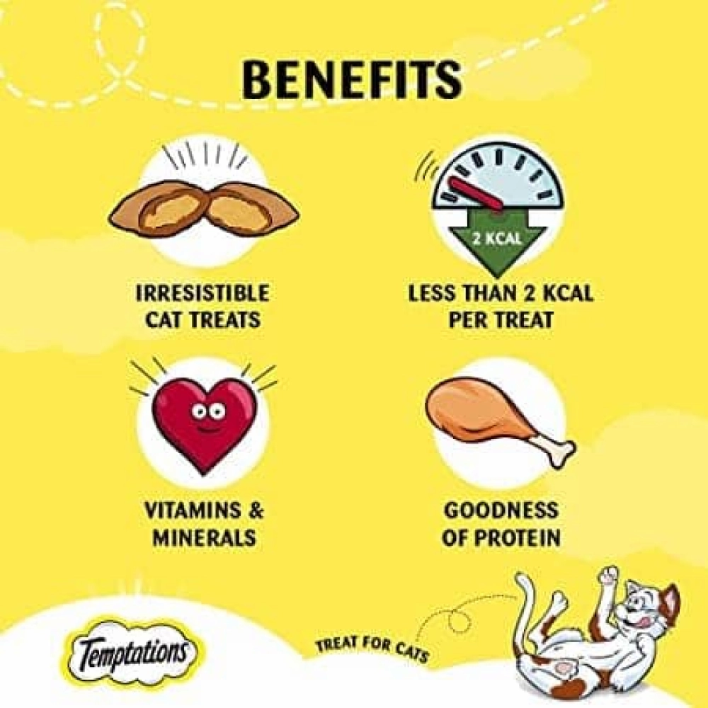 Temptations Tempting Tuna and Tasty Chicken Flavor Cat Treats Combo