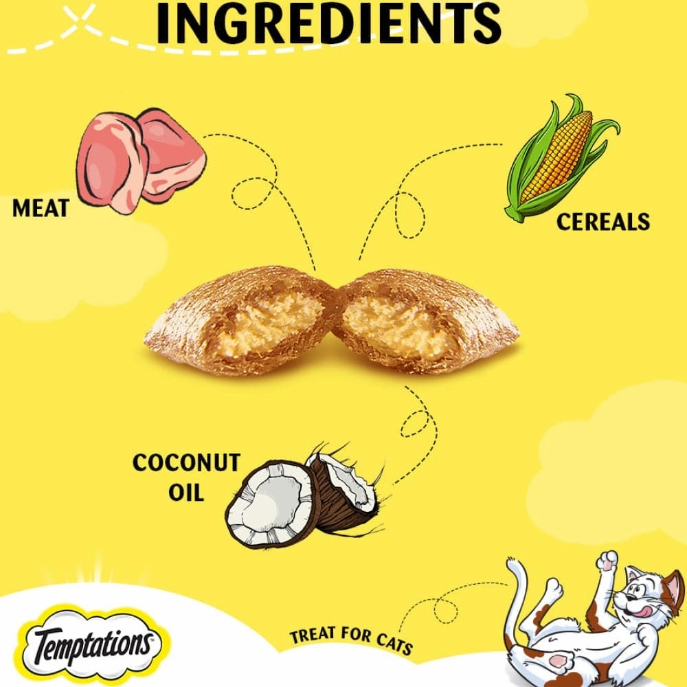 Temptations Tempting Tuna and Tasty Chicken Flavor Cat Treats Combo