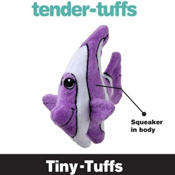 tender-tuffs Tiny Angelfish Plush Dog Toy