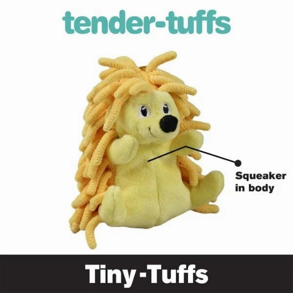 tender-tuffs Tiny Hedgehog Plush Dog Toy