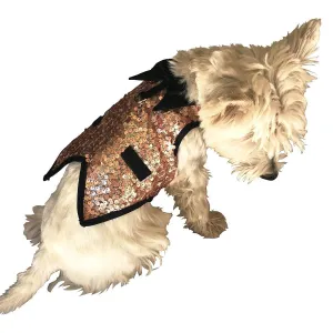 The Gentleman's Dog Tuxedo Rose Gold Sequins