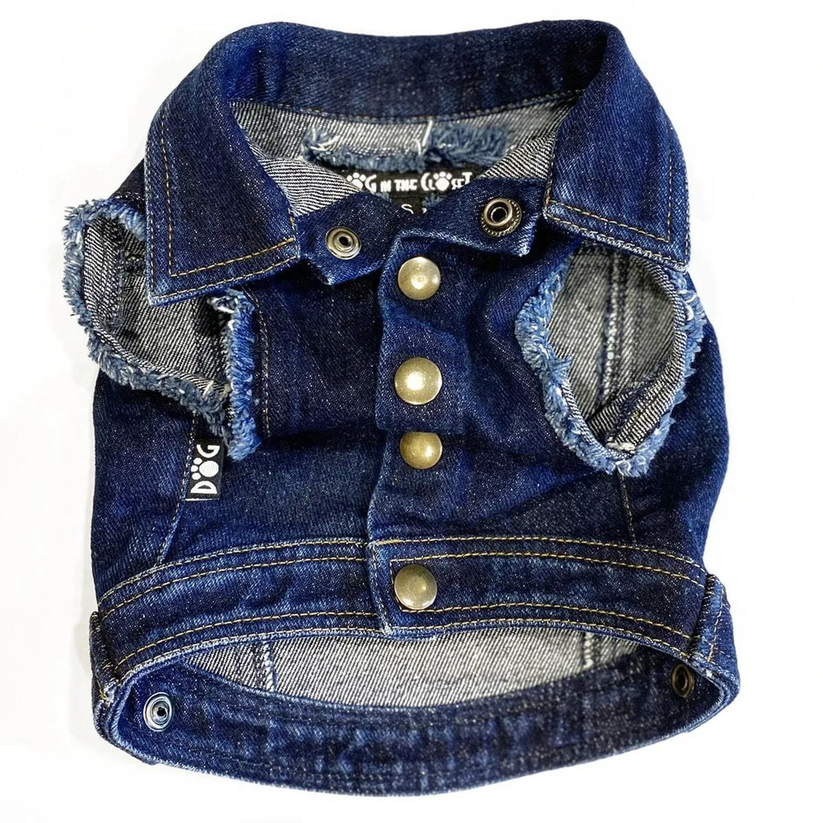 The James Dean Denim Dog Jacket XL