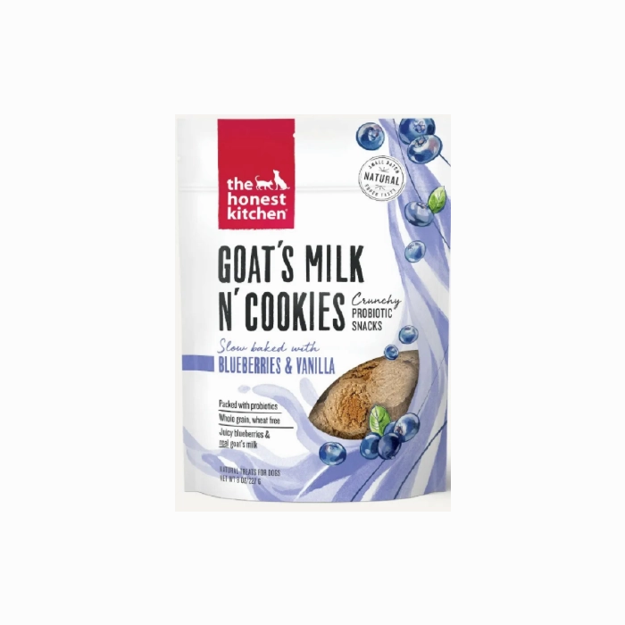 The Honest Kitchen Blueberries & Vanilla Goat's Milk N' Cookies Natural Dog Treats