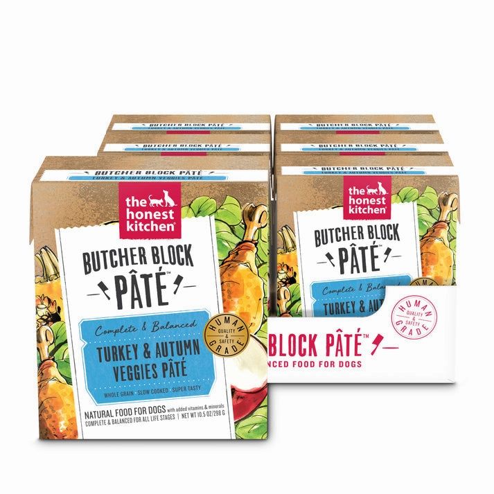 The Honest Kitchen Butcher Block Pate Turkey & Autumn Veggies for Dogs