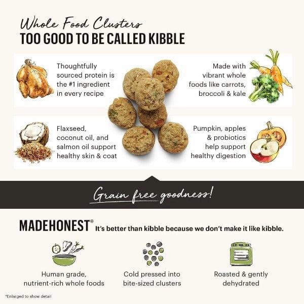 The Honest Kitchen GF Chicken Whole Food Clusters Dry Dog Food