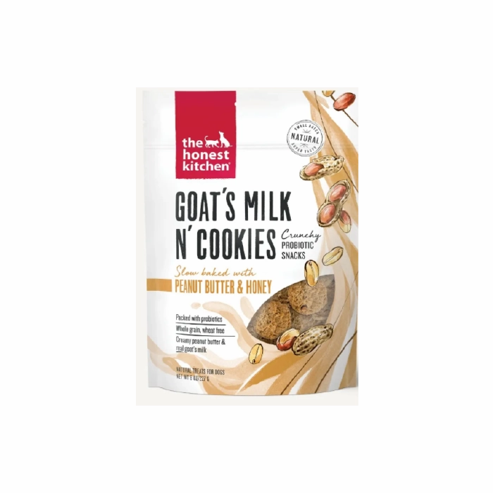 The Honest Kitchen Goat's Milk & Cookies w/ Peanut Butter & Honey Dog Treats