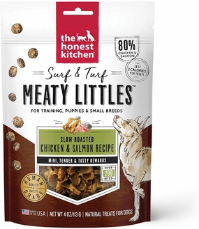 The Honest Kitchen Surf & Turf Meaty Littles Chicken & Salmon Treats for Dogs