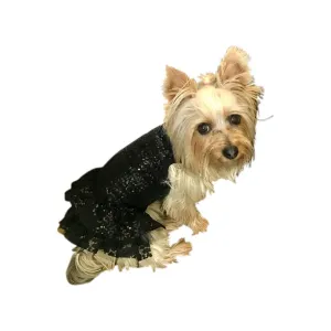 Time To Shine Dog Dress Black