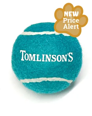 Tomlinson's Tennis Ball with Squeaker Dog Toy