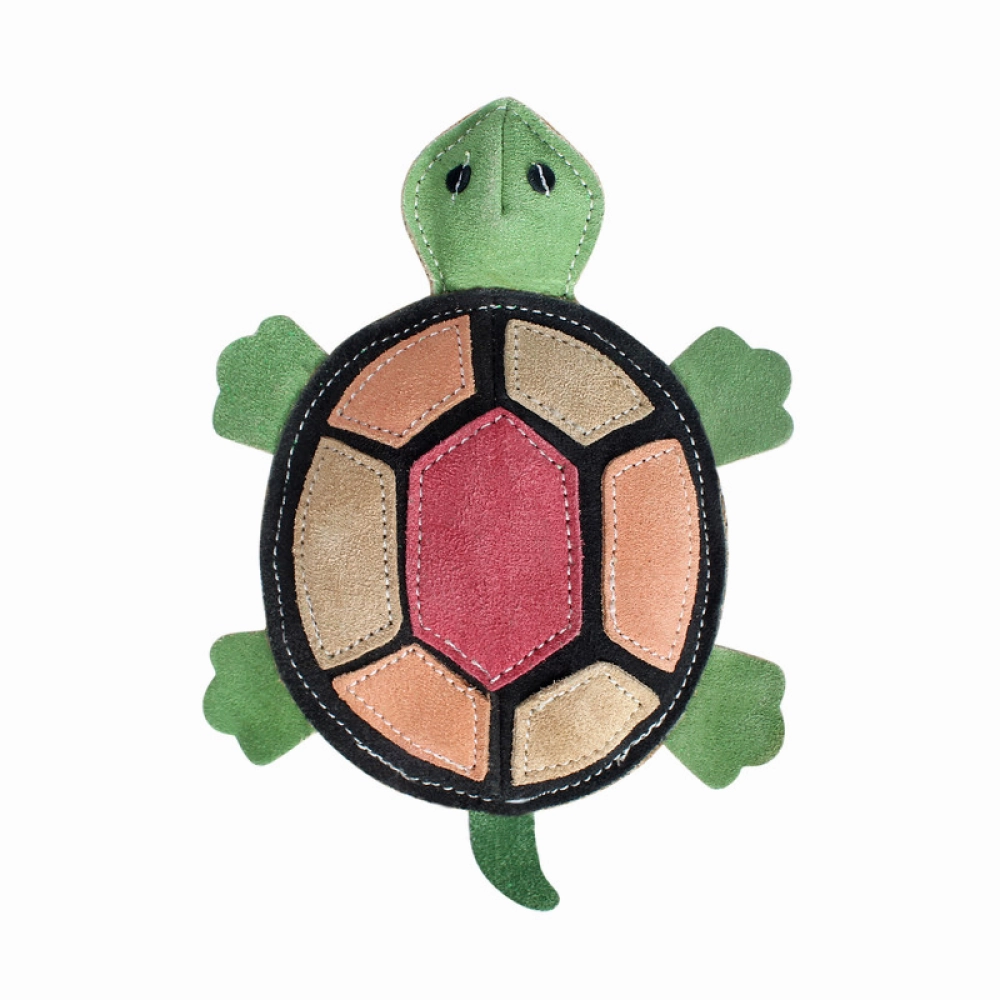TopDog Premium Turtle Toy for Dogs and Cats (Multicolour)