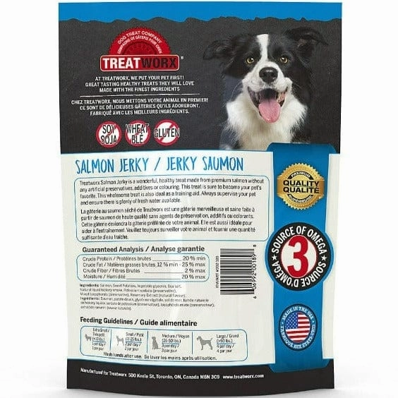 Treatworx Salmon Jerky Dog Treats