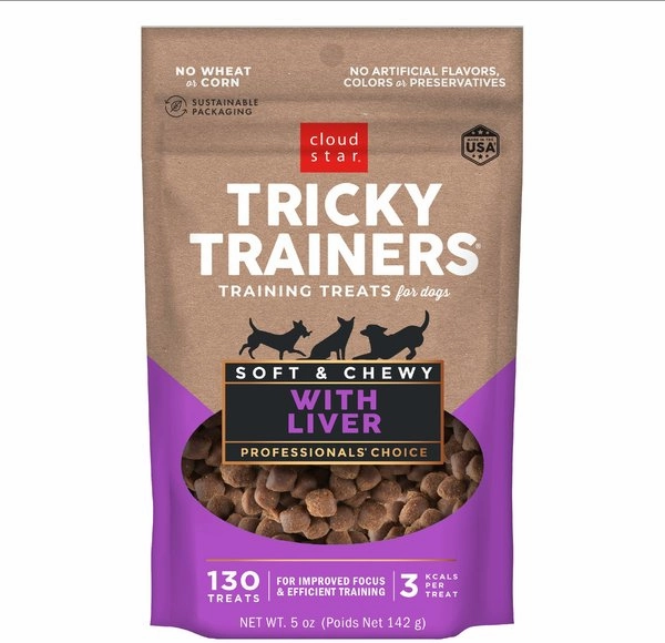 Tricky Trainers Soft & Chewy with Liver Dog Treats