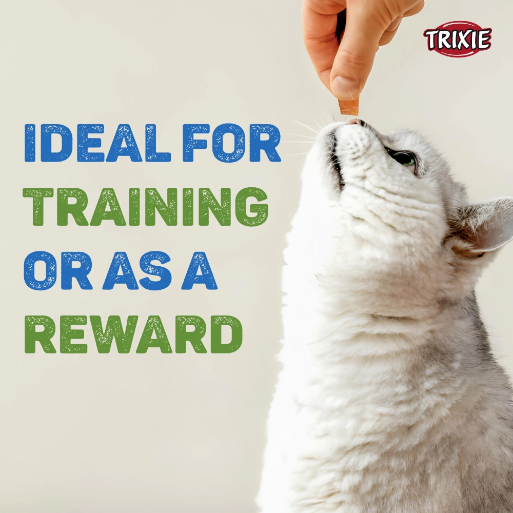 Trixie Premio Cheese Chicken Cubes and Duck Filet Bites Cat Treats Combo