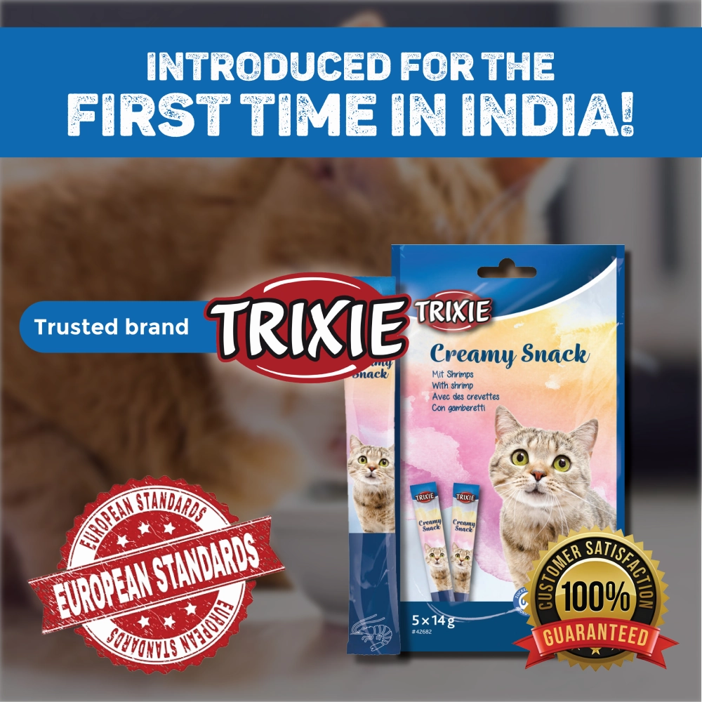 Trixie Premio Tuna Bites and Shrimp Creamy Cat Treat Combo