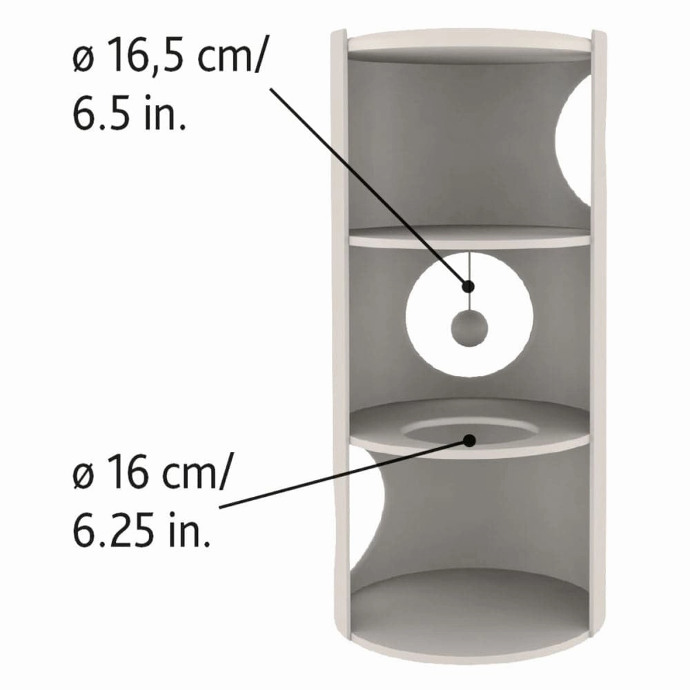 Trixie Samuel 3 Storey Tower for Cats (Beige)