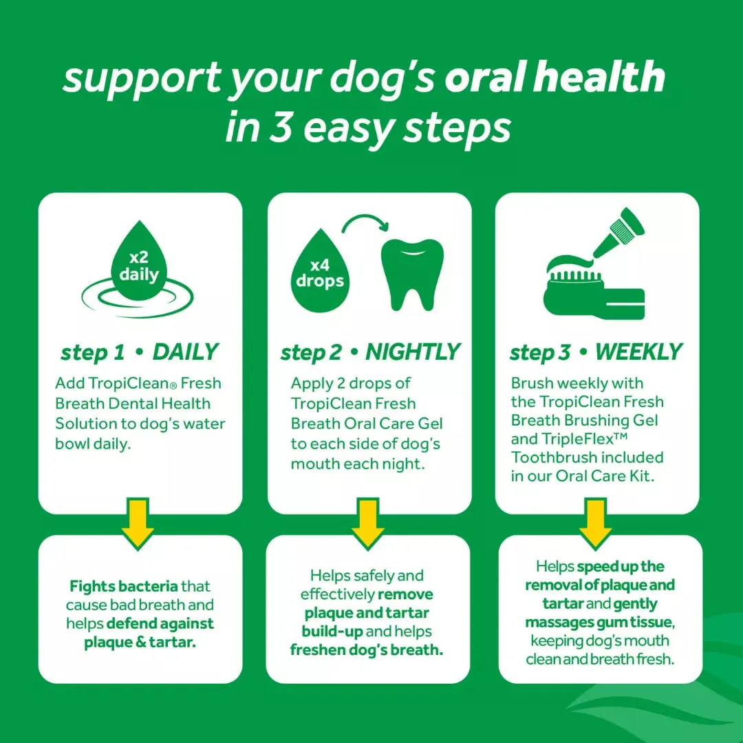Tropiclean - Fresh Breath Advanced Whitening Oral Care Gel For Dogs