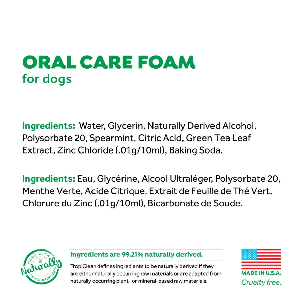 TropiClean - Fresh Breath Fresh Mint Foam For Dogs