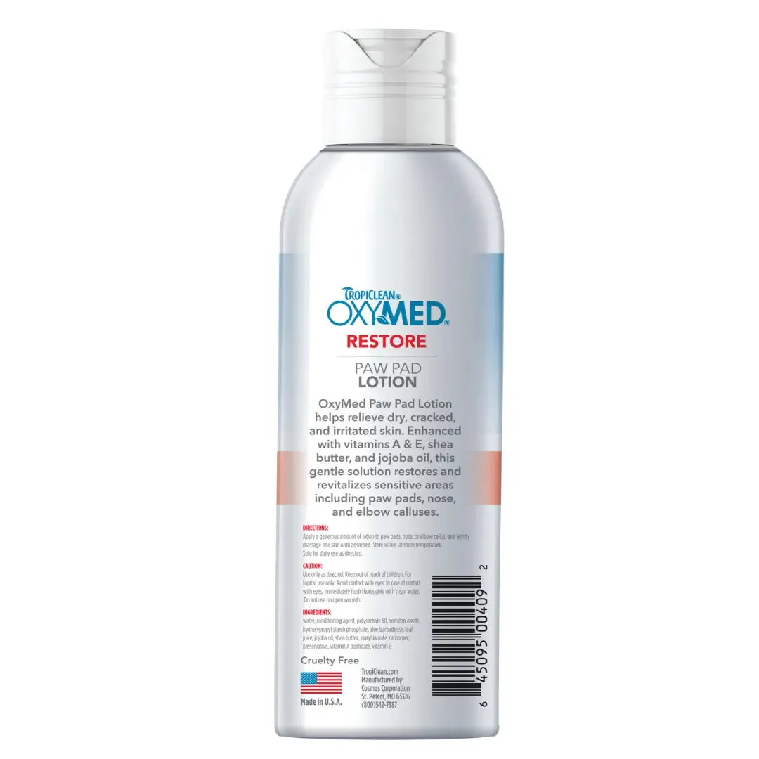 TropiClean OxyMed - Paw Pad Lotion for Dogs & Cats