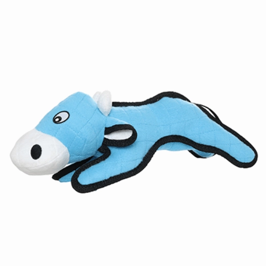Tuffy Barnyard Cow Dog Toy