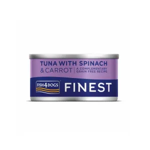 Tuna with Spinach & Carrot Dog Can