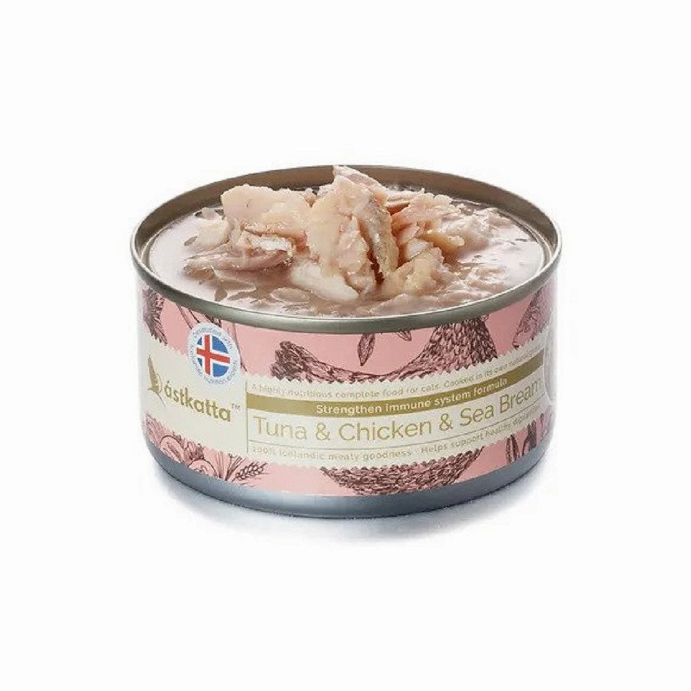 Tuna & Chicken & Sea Bream Complete Cat Can