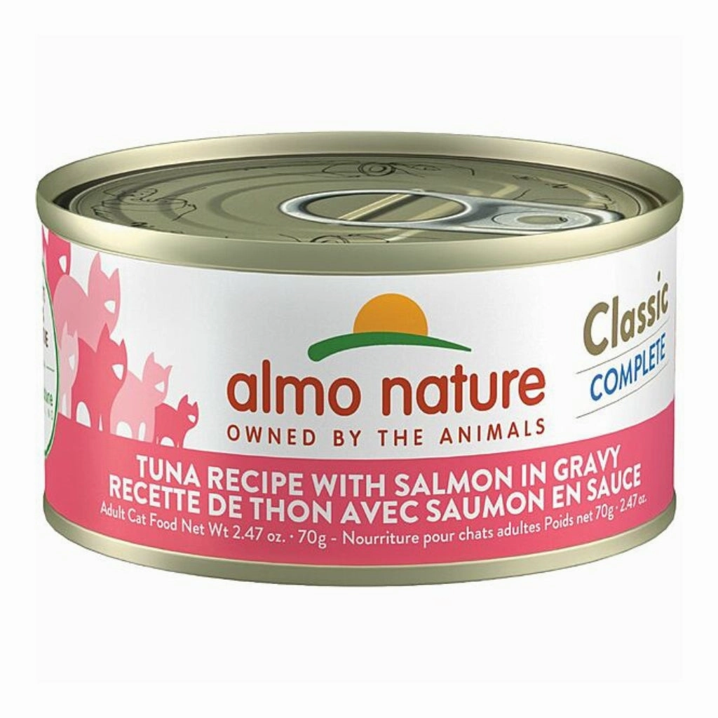 Tuna  w Salmon in Gravy