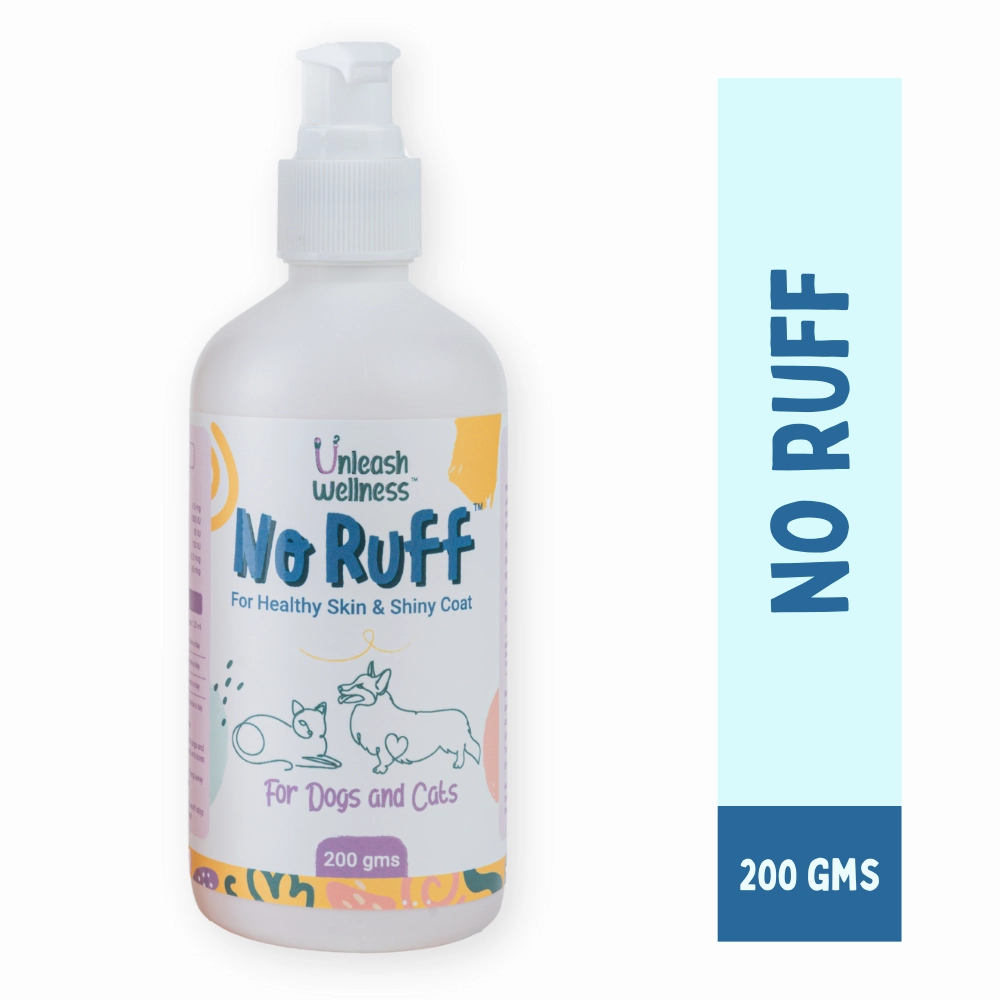 Unleash Wellness No Ruff for Healthy Skin and Shiny Coat Supplements for Dogs and Cats